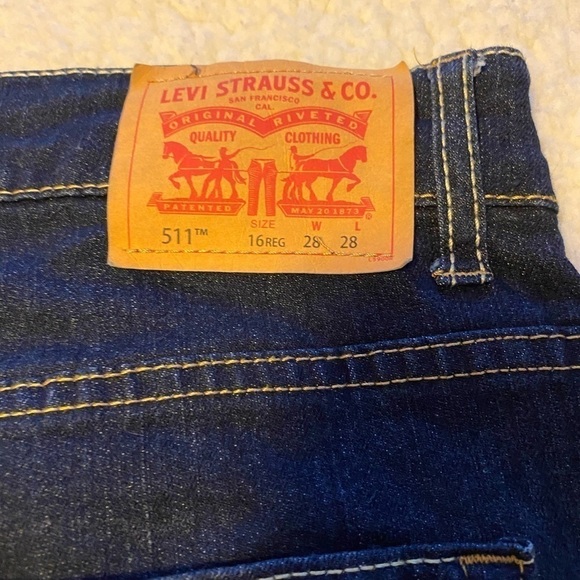 Levi’s 511 Slim Fit Jeans 28”x28” 6 Regular - Picture 4 of 7